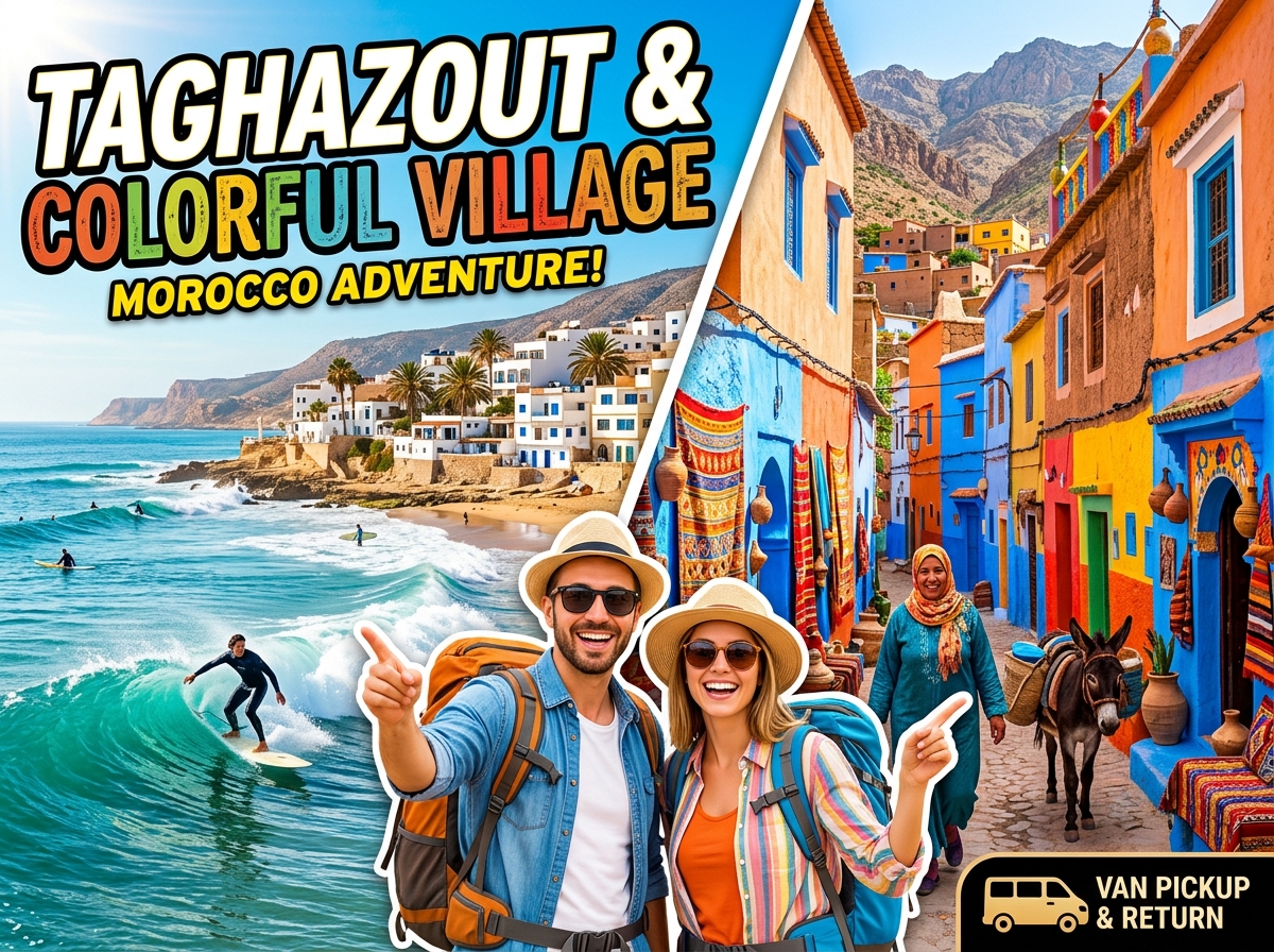 Taghazout Village & Colorful Village Visit